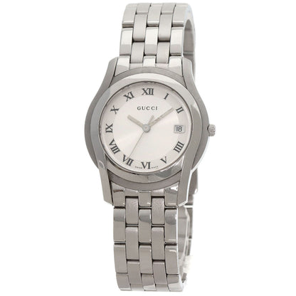 GUCCI グッチ 5500M ラウンドフェイス 腕時計 SS メンズ 中古