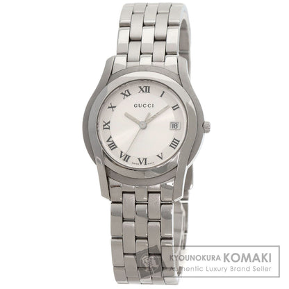 GUCCI グッチ 5500M ラウンドフェイス 腕時計 SS メンズ 中古