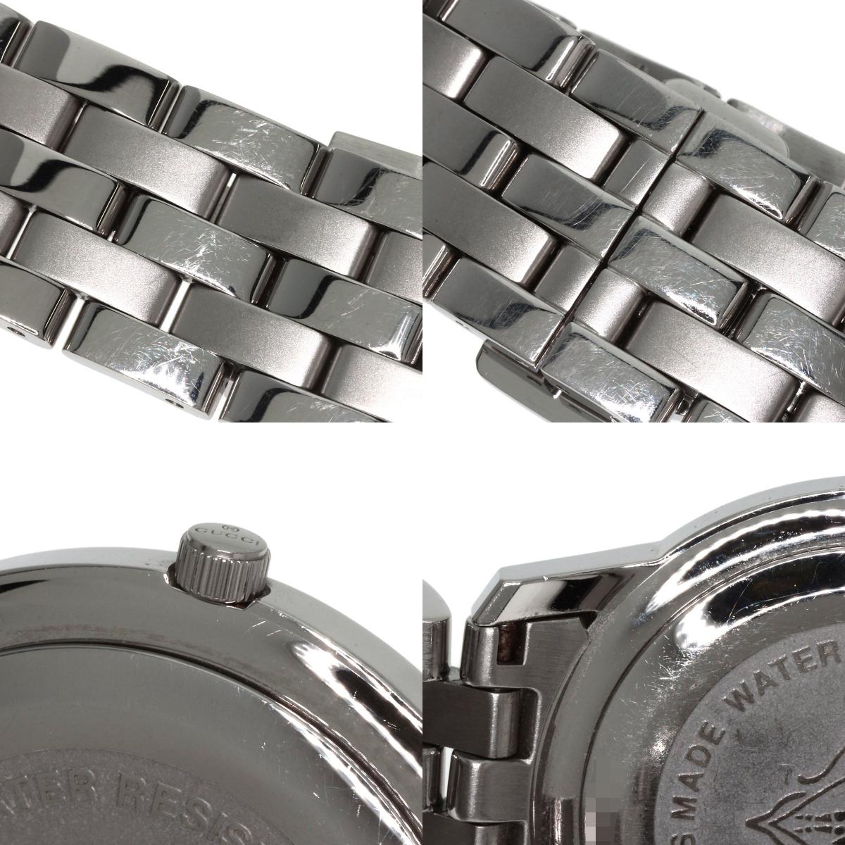 GUCCI グッチ 5500M ラウンドフェイス 腕時計 SS メンズ 中古