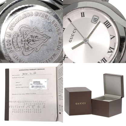 GUCCI グッチ 5500M ラウンドフェイス 腕時計 SS メンズ 中古