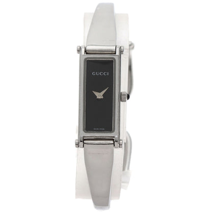 GUCCI グッチ 1500L スクエアフェイス 腕時計 SS レディース 中古