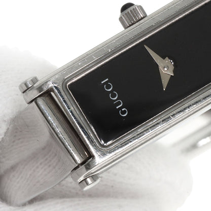 GUCCI グッチ 1500L スクエアフェイス 腕時計 SS レディース 中古