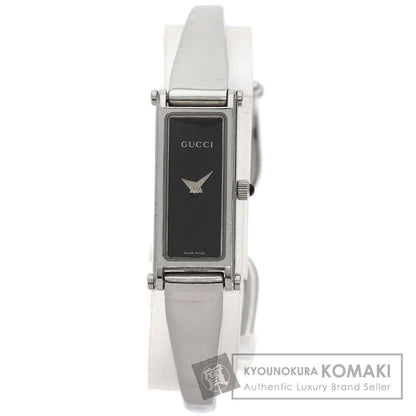 GUCCI グッチ 1500L スクエアフェイス 腕時計 SS レディース 中古