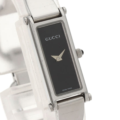 GUCCI グッチ 1500L スクエアフェイス 腕時計 SS レディース 中古