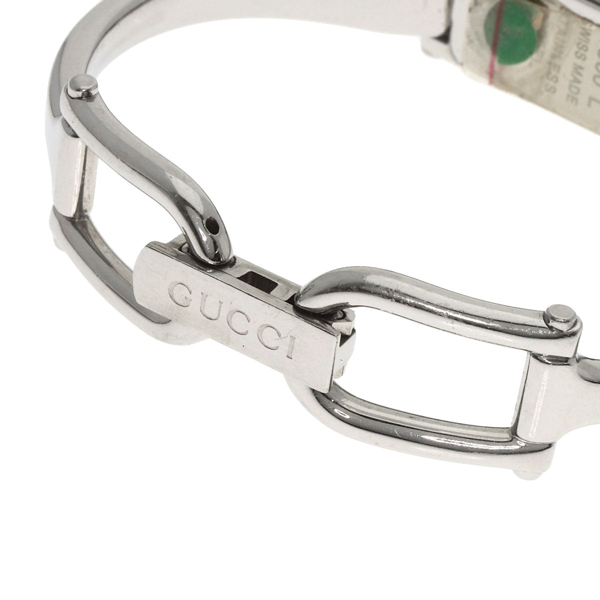 GUCCI グッチ 1500L スクエアフェイス 腕時計 SS レディース 中古