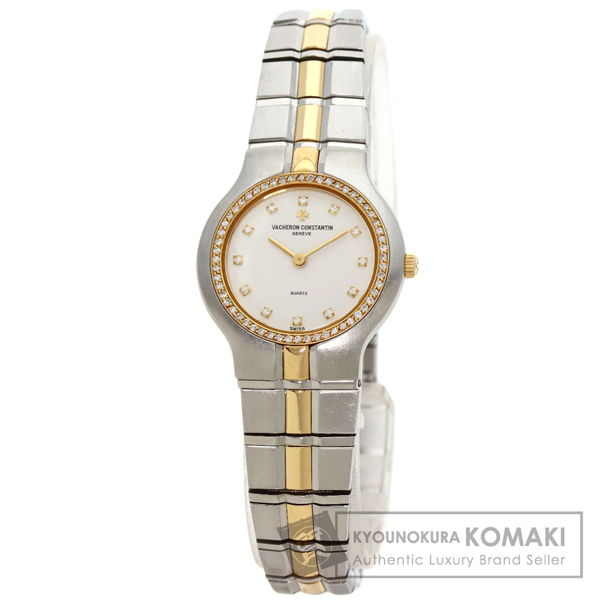 VACHERON CONSTANTIN ヴァシュロン・コンスタンタン 16514/967M フィディアス ベゼル 12P ダイヤモンド 腕時計 SS レディース 中古