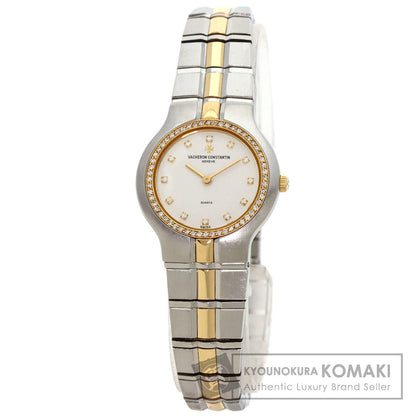 VACHERON CONSTANTIN ヴァシュロン・コンスタンタン 16514/967M フィディアス ベゼル 12P ダイヤモンド 腕時計 SS レディース 中古