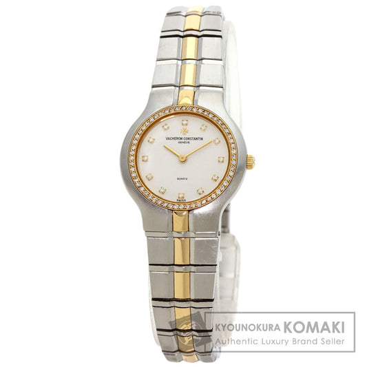 VACHERON CONSTANTIN ヴァシュロン・コンスタンタン 16514/967M フィディアス ベゼル 12P ダイヤモンド 腕時計 SS レディース 中古