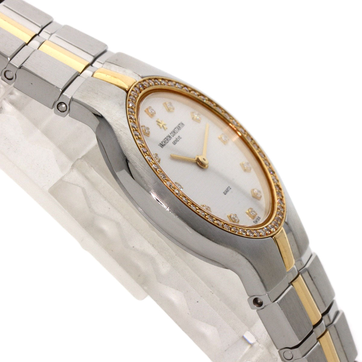 VACHERON CONSTANTIN ヴァシュロン・コンスタンタン 16514/967M フィディアス ベゼル 12P ダイヤモンド 腕時計 SS レディース 中古