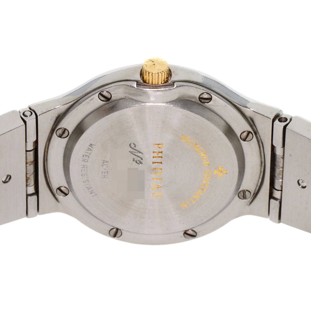 VACHERON CONSTANTIN ヴァシュロン・コンスタンタン 16514/967M フィディアス ベゼル 12P ダイヤモンド 腕時計 SS レディース 中古