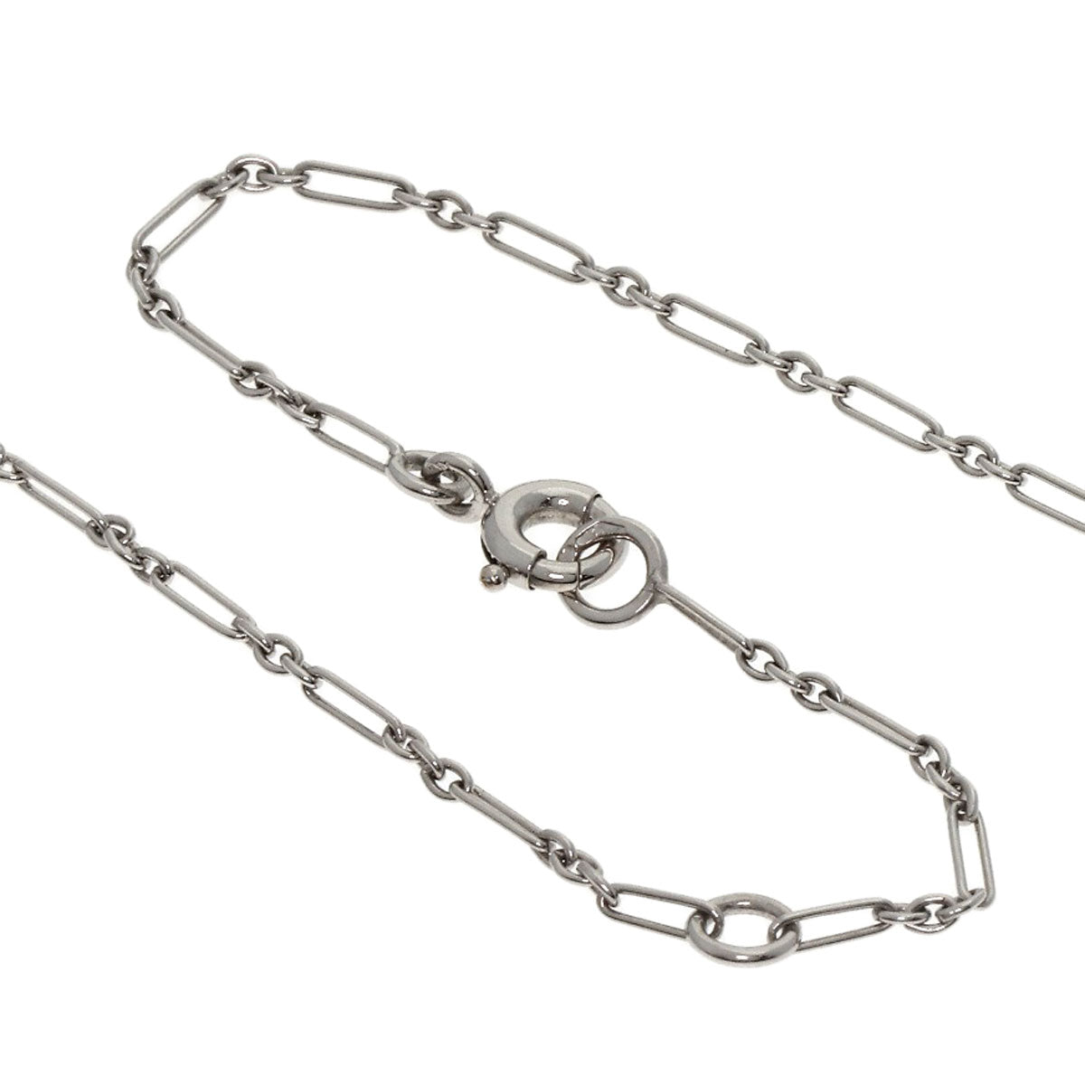SELECT JEWELRY セレクトジュエリー ダイヤモンド ネックレス K18WG レディース 中古