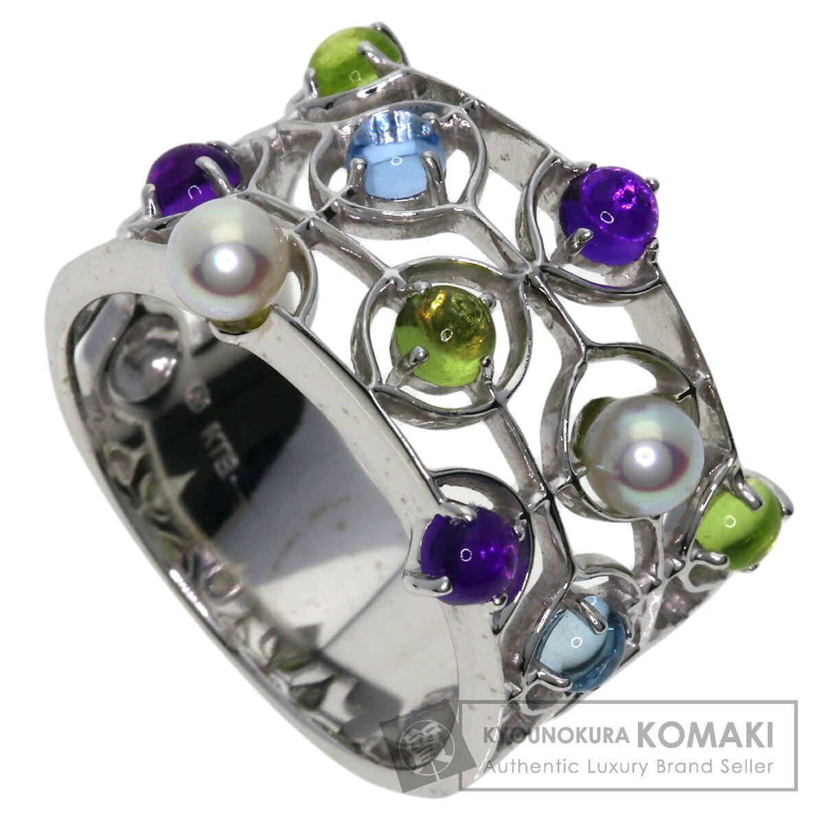 ミキモト パール 真珠 カラーストーン リング・指輪 中古 商品画像1