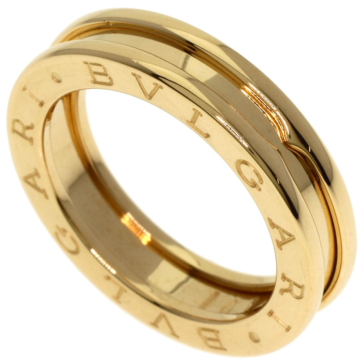 BVLGARI ブルガリ B-zero1 ビーゼロワン 1バンド #52 リング・指輪 K18YG レディース 中古