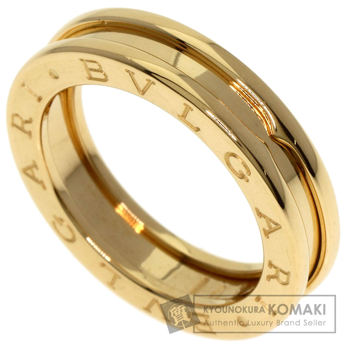 BVLGARI ブルガリ B-zero1 ビーゼロワン 1バンド #52 リング・指輪 K18YG レディース 中古