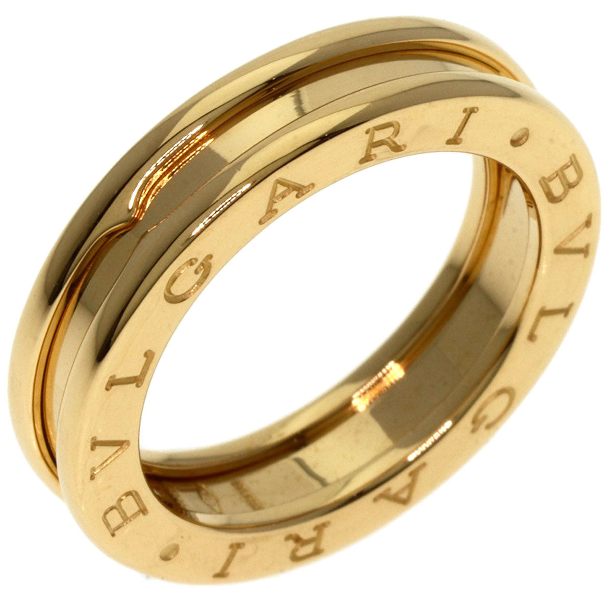 BVLGARI ブルガリ B-zero1 ビーゼロワン 1バンド #52 リング・指輪 K18YG レディース 中古