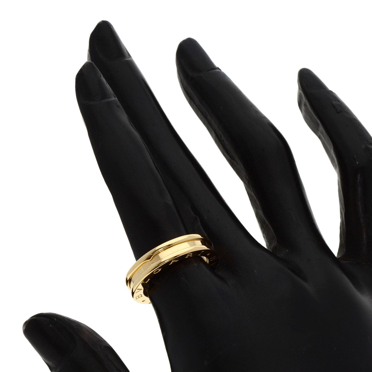 BVLGARI ブルガリ B-zero1 ビーゼロワン 1バンド #52 リング・指輪 K18YG レディース 中古