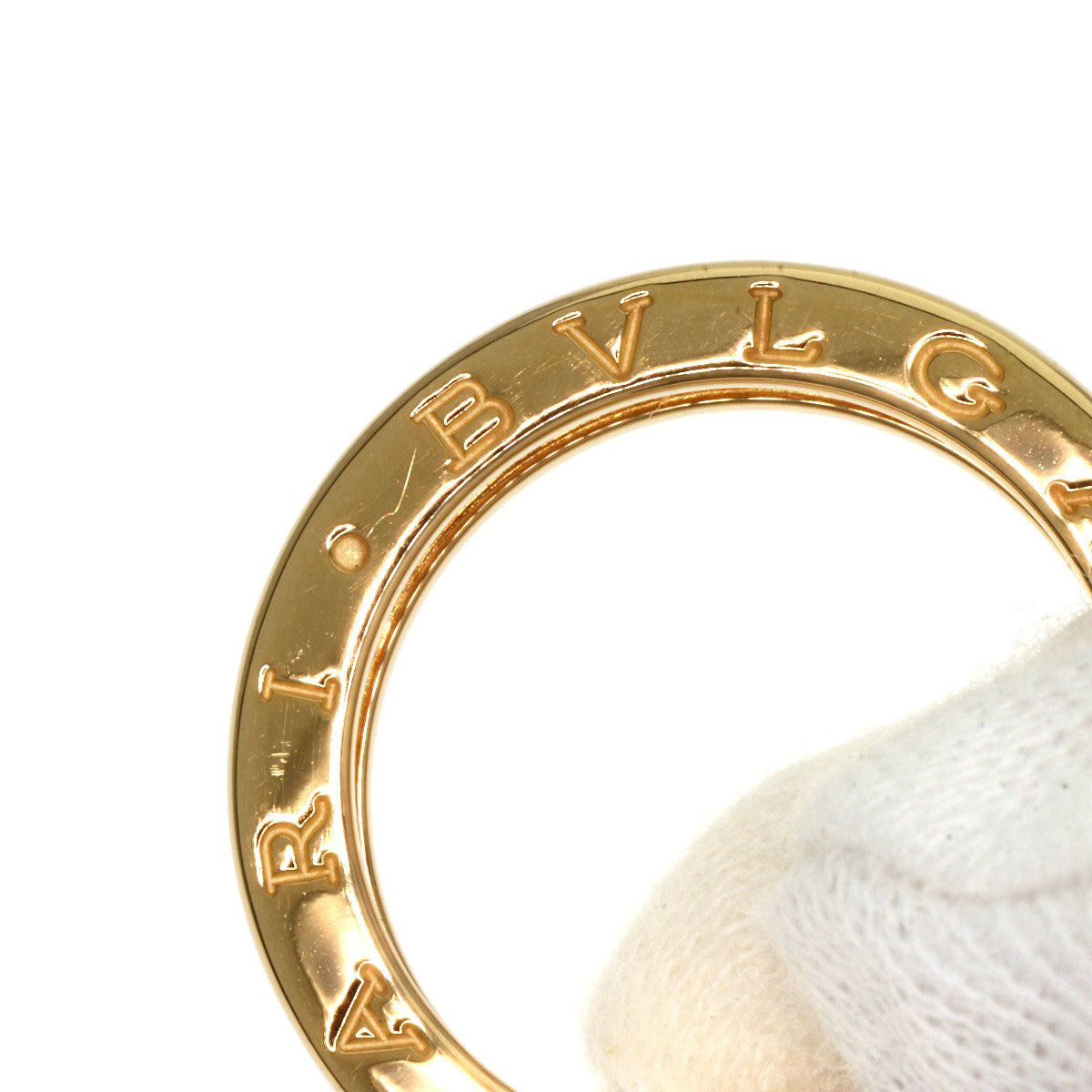 BVLGARI ブルガリ B-zero1 ビーゼロワン 1バンド #52 リング・指輪 K18YG レディース 中古