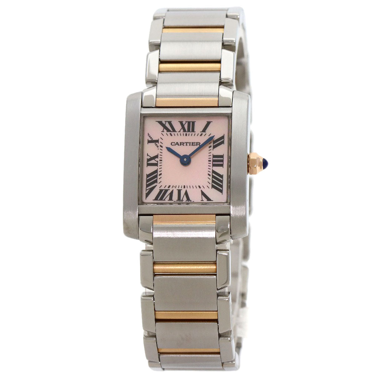 CARTIER カルティエ W51027Q4 タンクフランセーズ SM 腕時計 SS レディース 中古