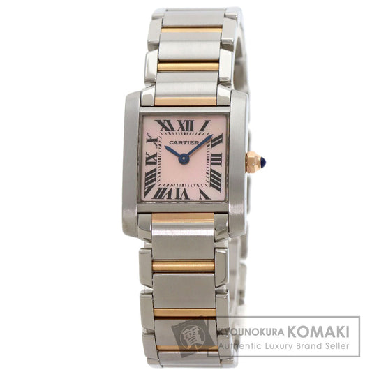 CARTIER カルティエ W51027Q4 タンクフランセーズ SM 腕時計 SS レディース 中古