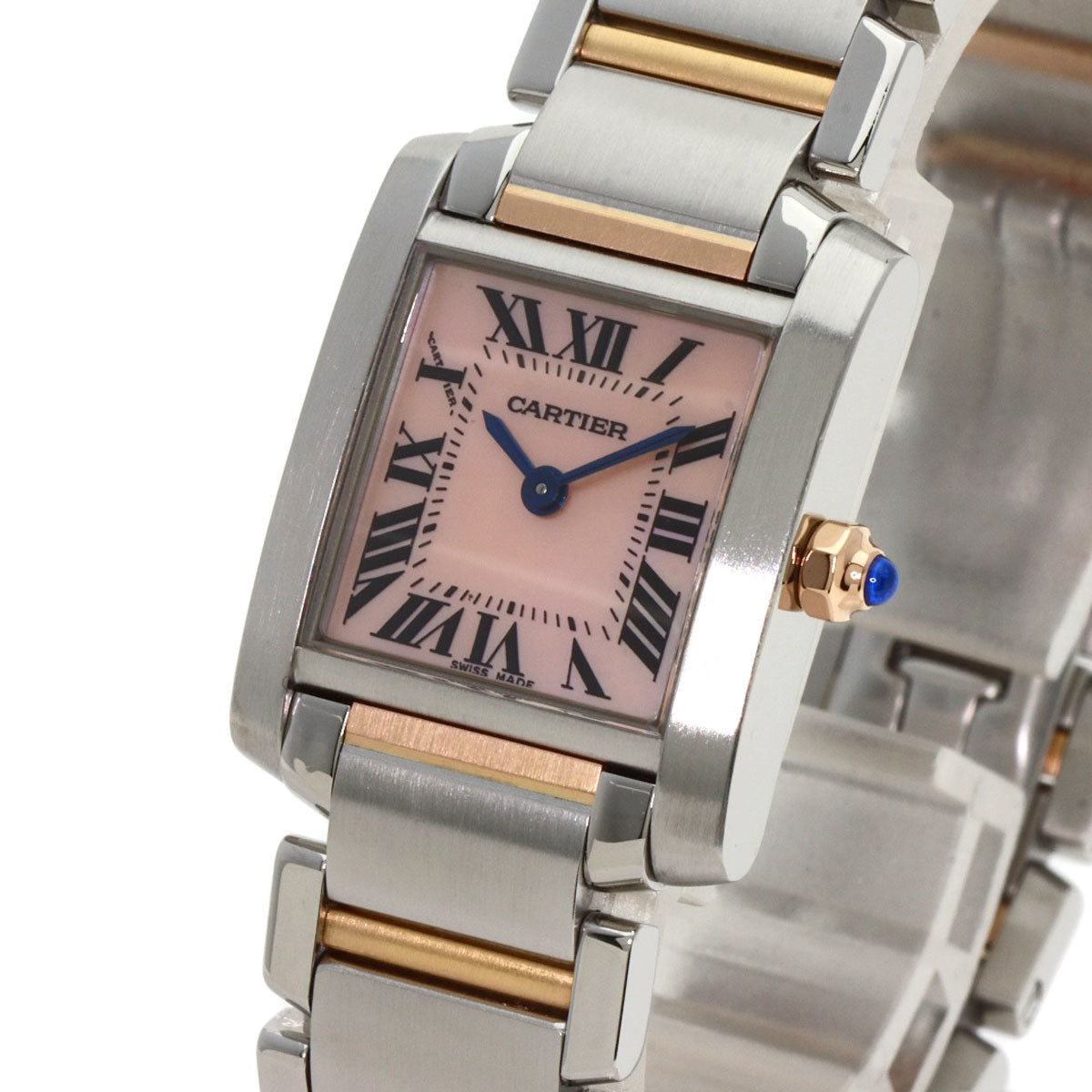 CARTIER カルティエ W51027Q4 タンクフランセーズ SM 腕時計 SS レディース 中古