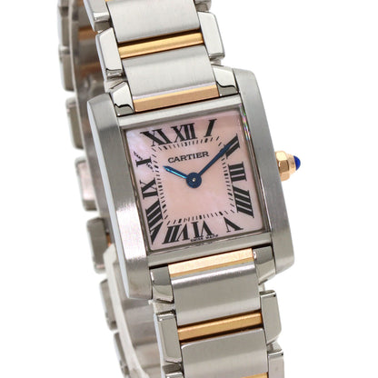 CARTIER カルティエ W51027Q4 タンクフランセーズ SM 腕時計 SS レディース 中古