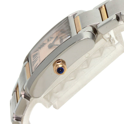 CARTIER カルティエ W51027Q4 タンクフランセーズ SM 腕時計 SS レディース 中古