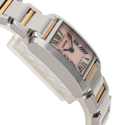 CARTIER カルティエ W51027Q4 タンクフランセーズ SM 腕時計 SS レディース 中古