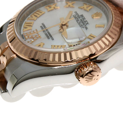 ROLEX ロレックス 179171NR デイトジャスト VI ダイヤモンド 腕時計 SS レディース 中古