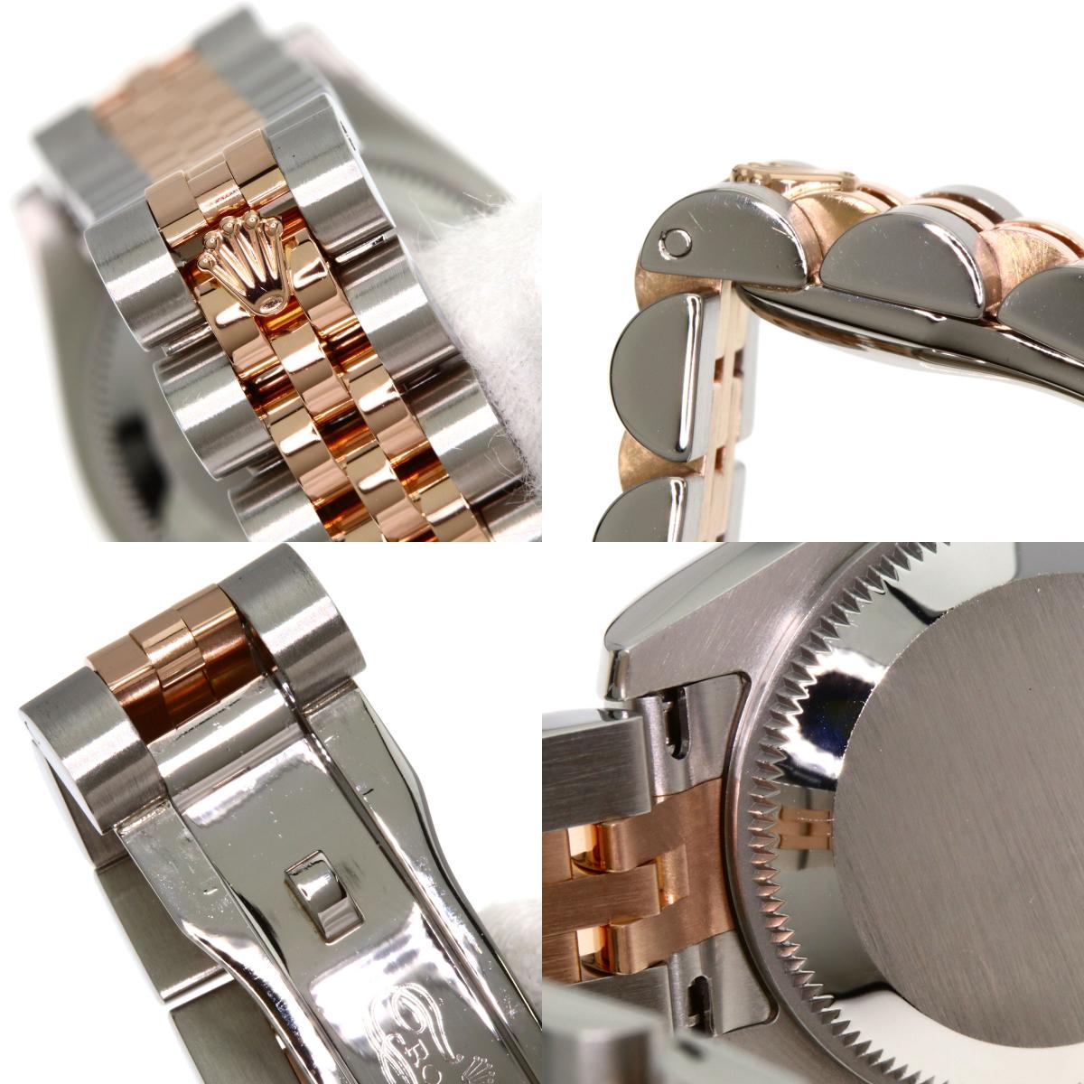 ROLEX ロレックス 179171NR デイトジャスト VI ダイヤモンド 腕時計 SS レディース 中古