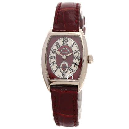 FRANCK MULLER フランクミュラー 1750CMETRO クロノメトロ 腕時計 K18WG レディース 中古