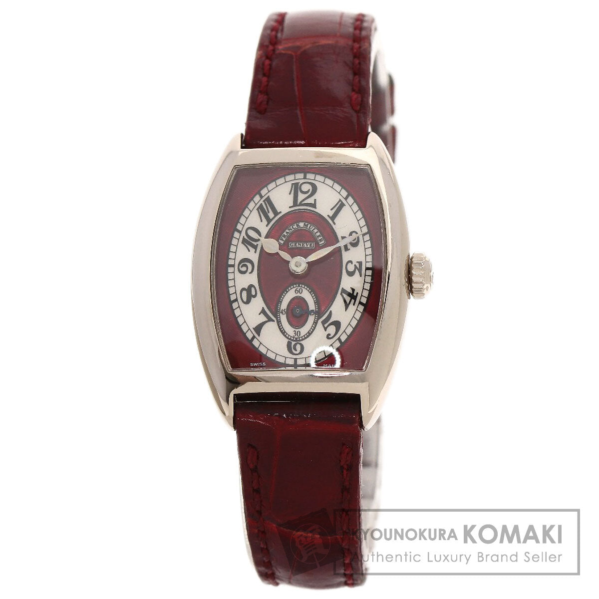 FRANCK MULLER フランクミュラー 1750CMETRO クロノメトロ 腕時計 K18WG レディース 中古