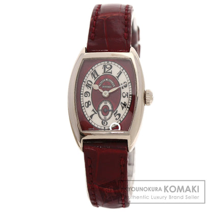 FRANCK MULLER フランクミュラー 1750CMETRO クロノメトロ 腕時計 K18WG レディース 中古