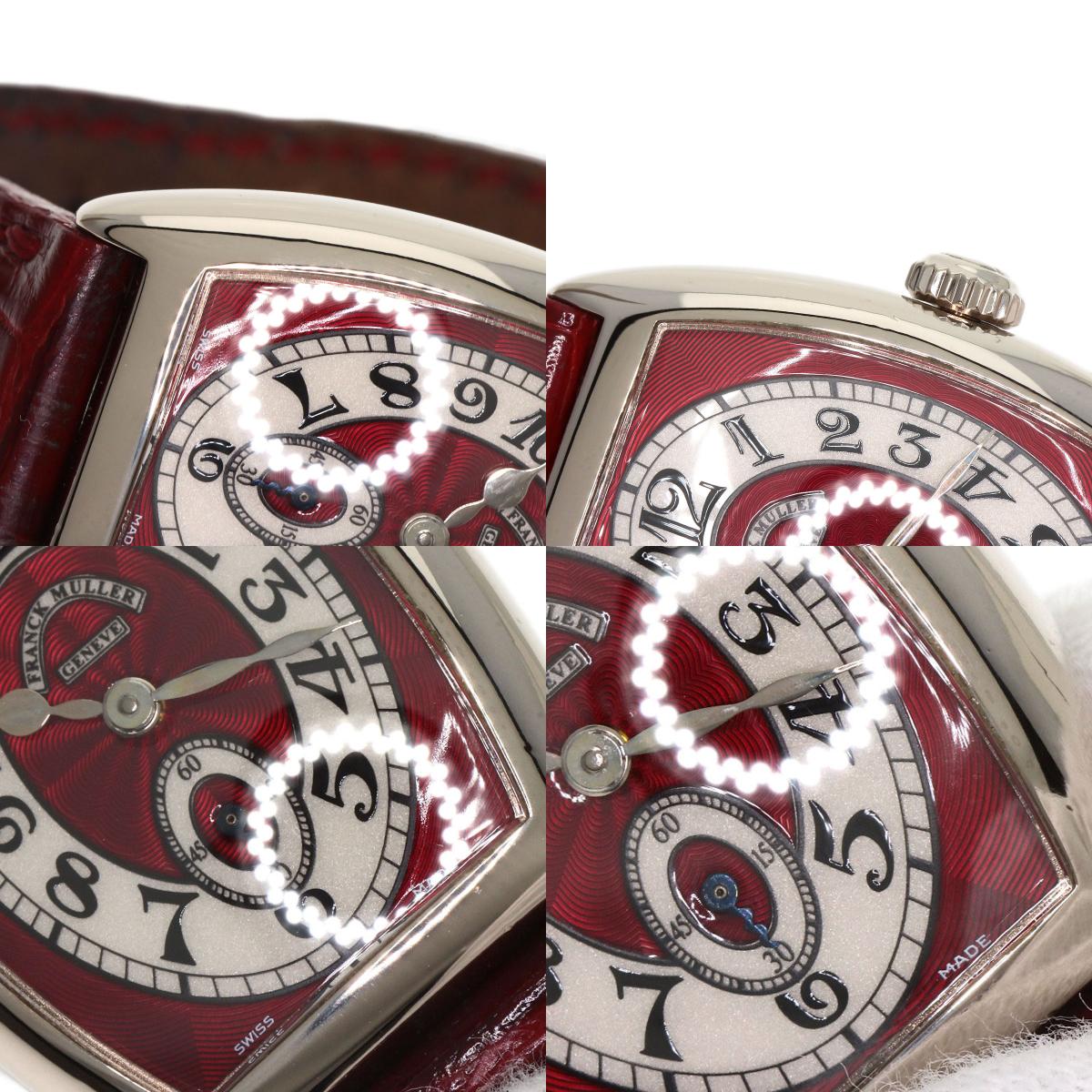 FRANCK MULLER フランクミュラー 1750CMETRO クロノメトロ 腕時計 K18WG レディース 中古