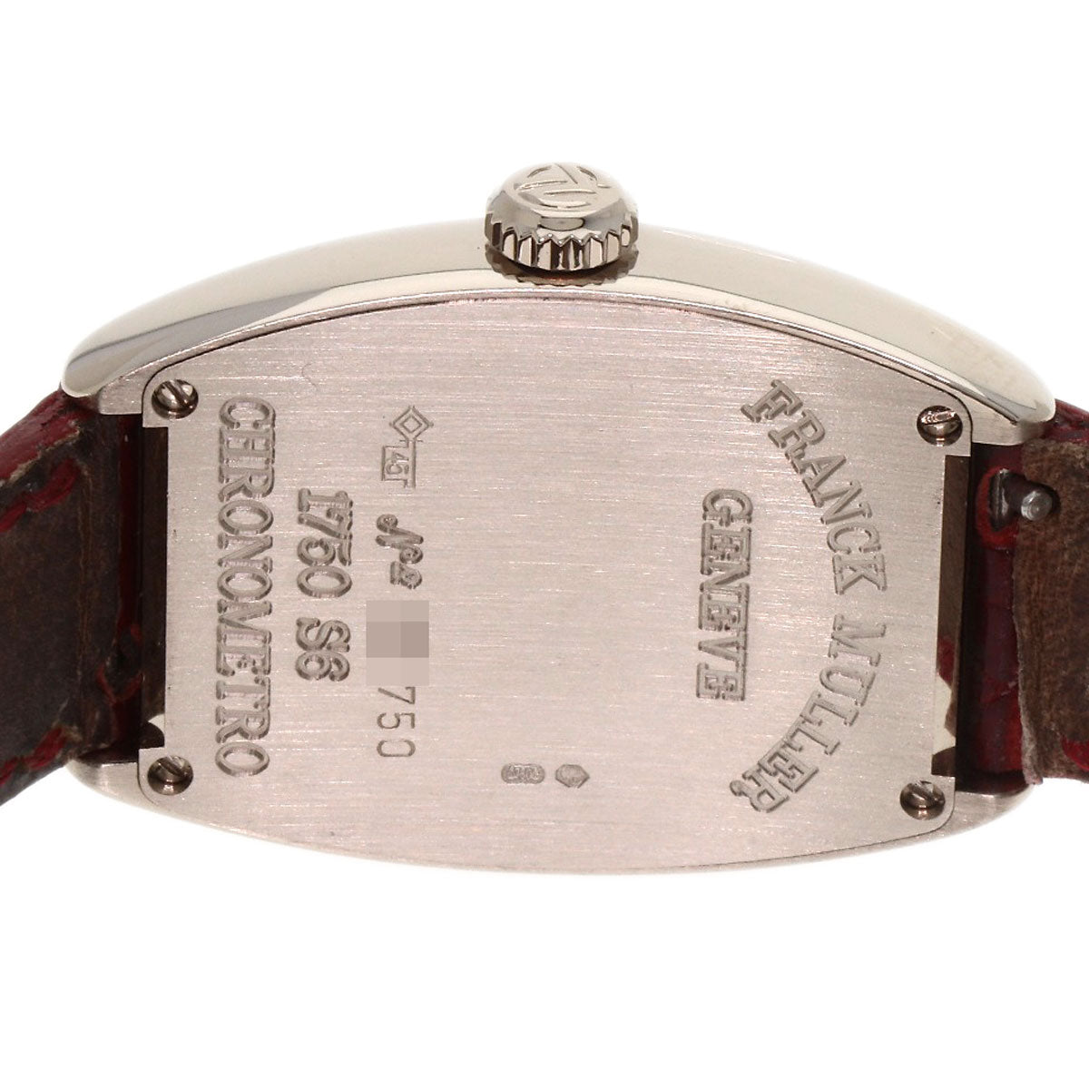 FRANCK MULLER フランクミュラー 1750CMETRO クロノメトロ 腕時計 K18WG レディース 中古