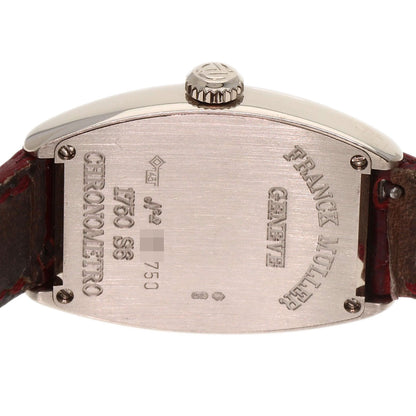 FRANCK MULLER フランクミュラー 1750CMETRO クロノメトロ 腕時計 K18WG レディース 中古