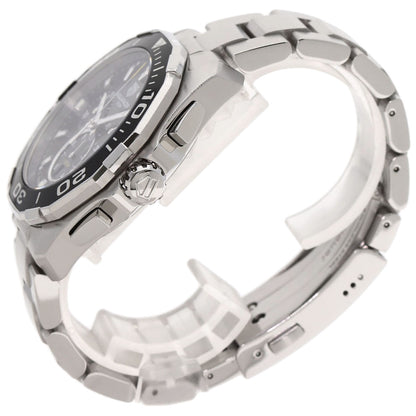TAG HEUER タグホイヤー CAY111A アクアレーサー クロノグラフ 腕時計 SS メンズ 中古