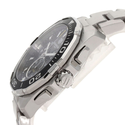 TAG HEUER タグホイヤー CAY111A アクアレーサー クロノグラフ 腕時計 SS メンズ 中古