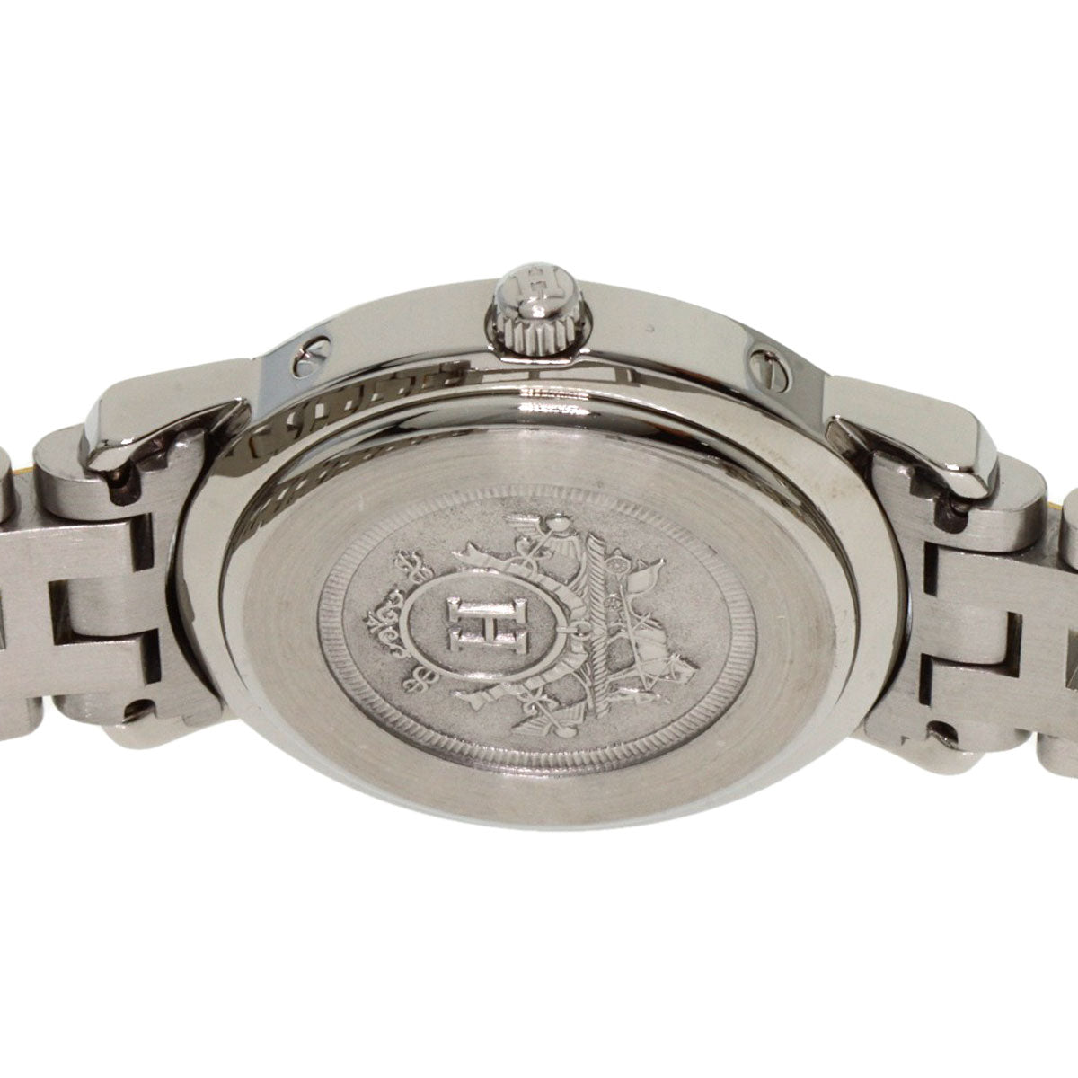 HERMES エルメス クリッパー 腕時計 SS レディース 中古