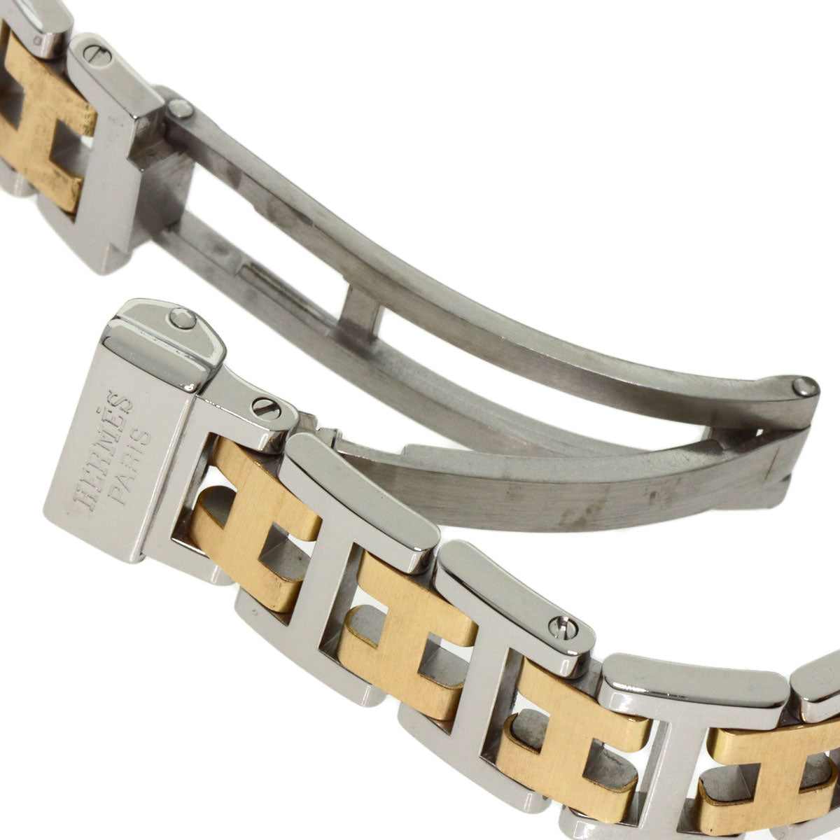 HERMES エルメス クリッパー 腕時計 SS レディース 中古