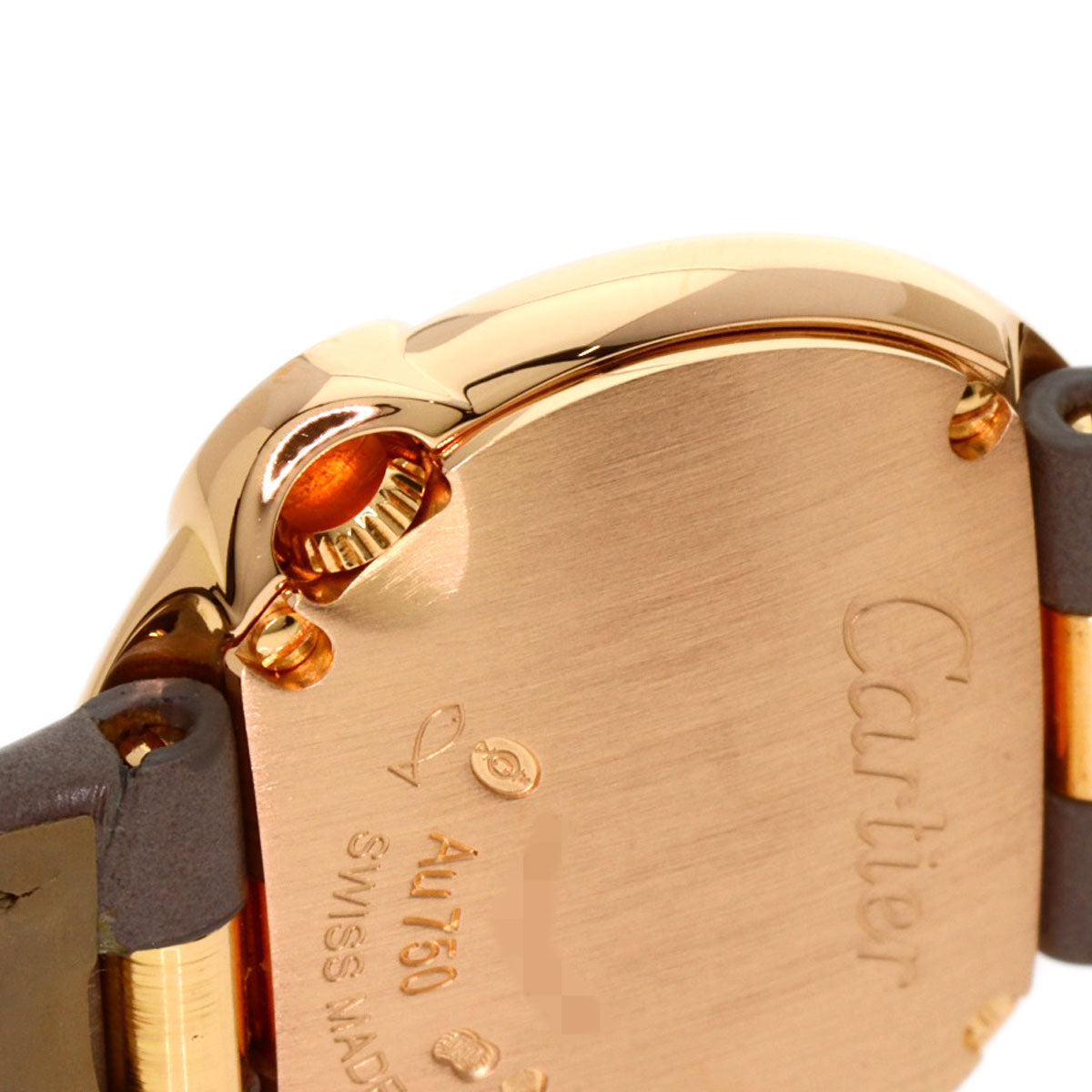 CARTIER カルティエ WJBL0006 バロン ブラン ドゥ カルティエ 26mm 腕時計 K18PG レディース 中古
