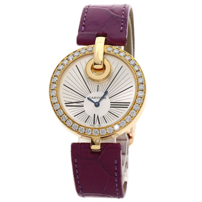 CARTIER カルティエ WG600010 カプティブ ドゥ カルティエ LM 腕時計 K18YG レディース 中古