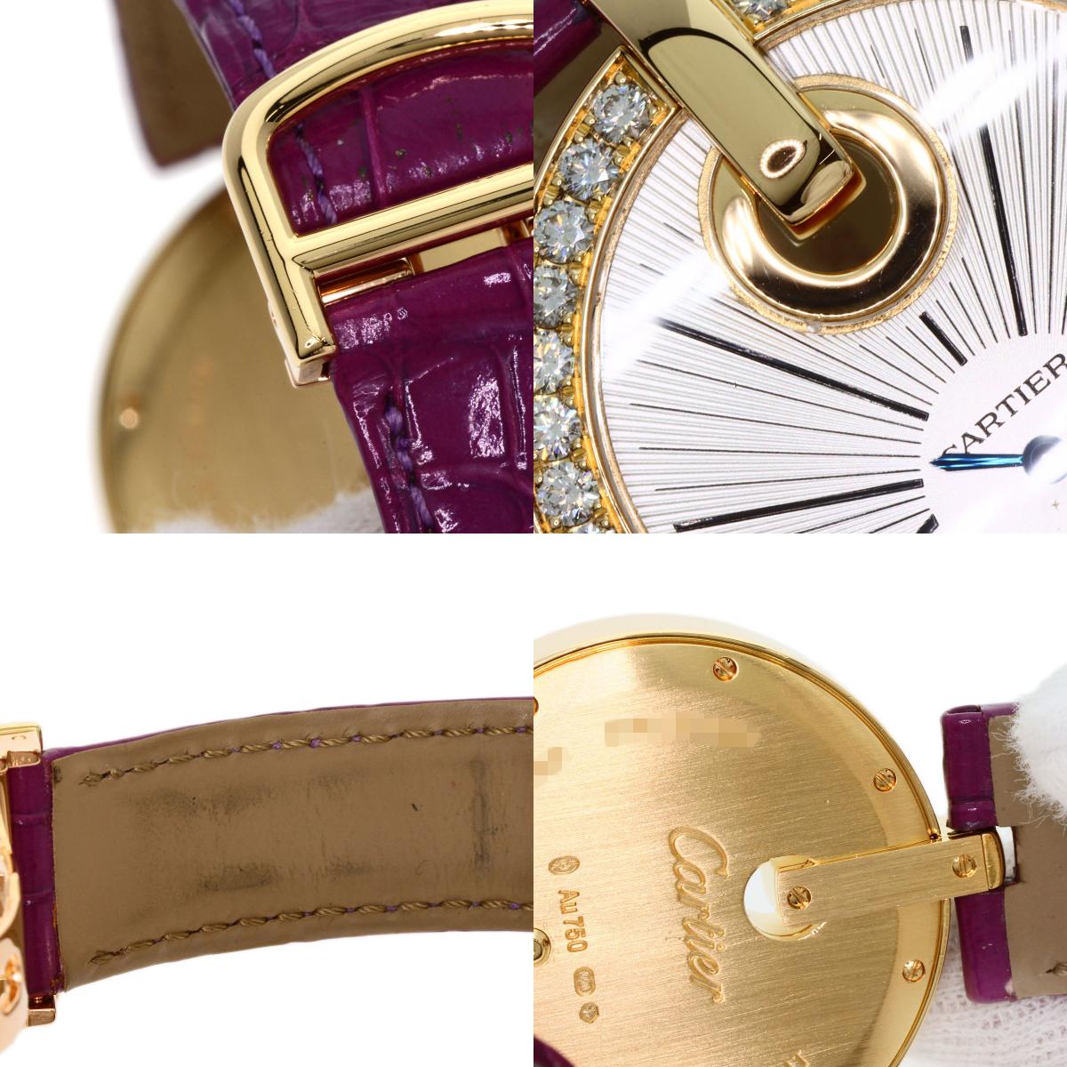 CARTIER カルティエ WG600010 カプティブ ドゥ カルティエ LM 腕時計 K18YG レディース 中古