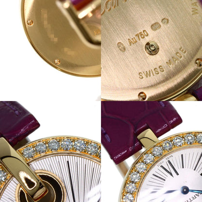 CARTIER カルティエ WG600010 カプティブ ドゥ カルティエ LM 腕時計 K18YG レディース 中古