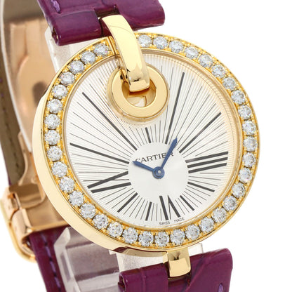 CARTIER カルティエ WG600010 カプティブ ドゥ カルティエ LM 腕時計 K18YG レディース 中古