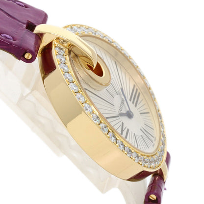CARTIER カルティエ WG600010 カプティブ ドゥ カルティエ LM 腕時計 K18YG レディース 中古