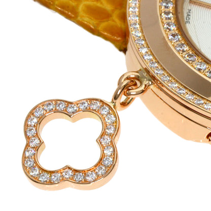 Van Cleef & Arpels ヴァンクリーフ＆アーペル VCARD029800 チャーム ミニウォッチ ダイヤモンド 腕時計 K18PG レディース 中古