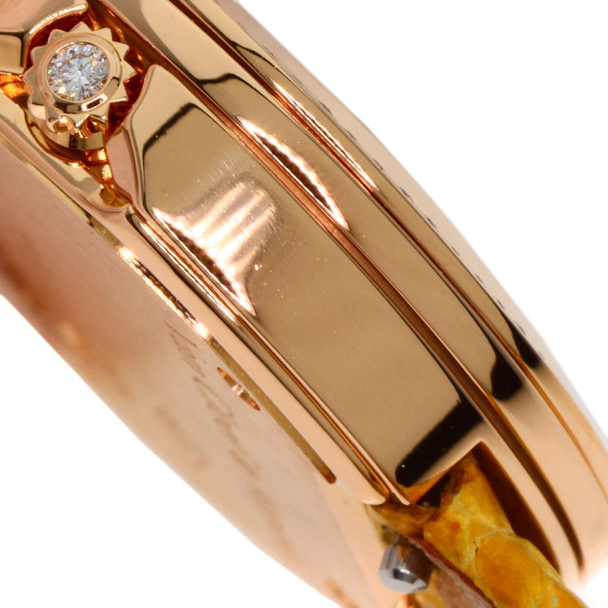 Van Cleef & Arpels ヴァンクリーフ＆アーペル VCARD029800 チャーム ミニウォッチ ダイヤモンド 腕時計 K18PG レディース 中古