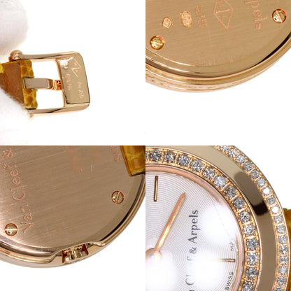 Van Cleef & Arpels ヴァンクリーフ＆アーペル VCARD029800 チャーム ミニウォッチ ダイヤモンド 腕時計 K18PG レディース 中古