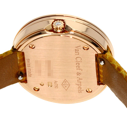 Van Cleef & Arpels ヴァンクリーフ＆アーペル VCARD029800 チャーム ミニウォッチ ダイヤモンド 腕時計 K18PG レディース 中古