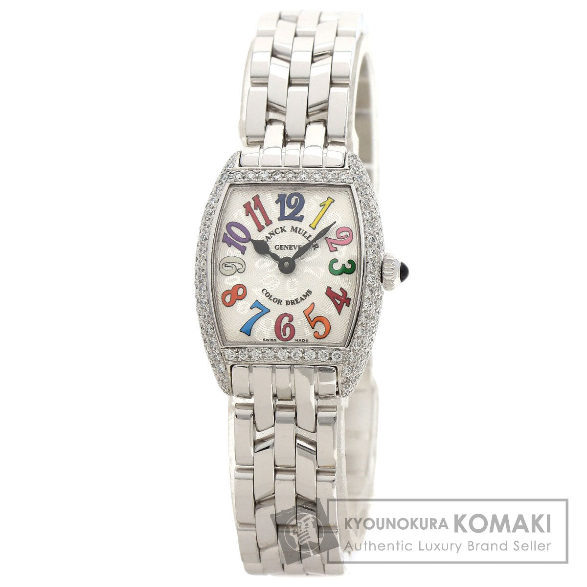 FRANCK MULLER フランクミュラー 2252QZ COL DRM D トノウカーベックス カラードリーム 腕時計 SS レディース 中古